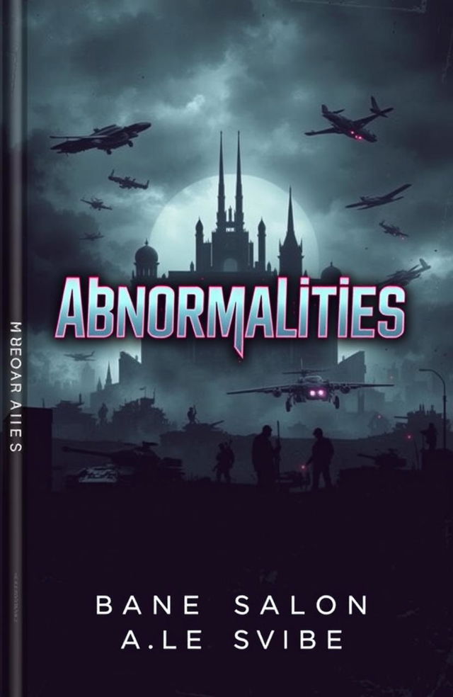 A striking book cover featuring the word 'Abnormalities' prominently displayed in a bold, futuristic font