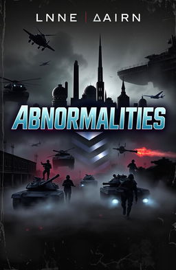 A striking book cover featuring the word 'Abnormalities' prominently displayed in a bold, futuristic font