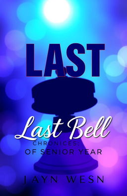 A vibrant and captivating book cover design for 'Last Bell: Chronicles of Senior Year'