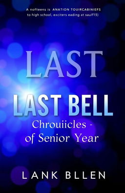 A vibrant and captivating book cover design for 'Last Bell: Chronicles of Senior Year'