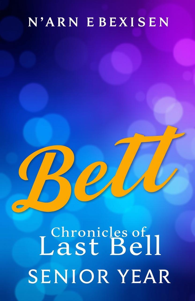 A vibrant and captivating book cover design for 'Last Bell: Chronicles of Senior Year'