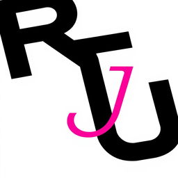 A modern and stylish logo for a store featuring the letters 'R' and 'J'