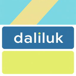 A sleek and modern wordmark logo for a traveling office named 'daliluk'