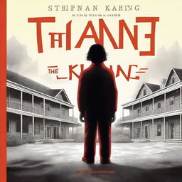 A high-quality, digitally rendered book cover for 'The Shining' by Stephen King