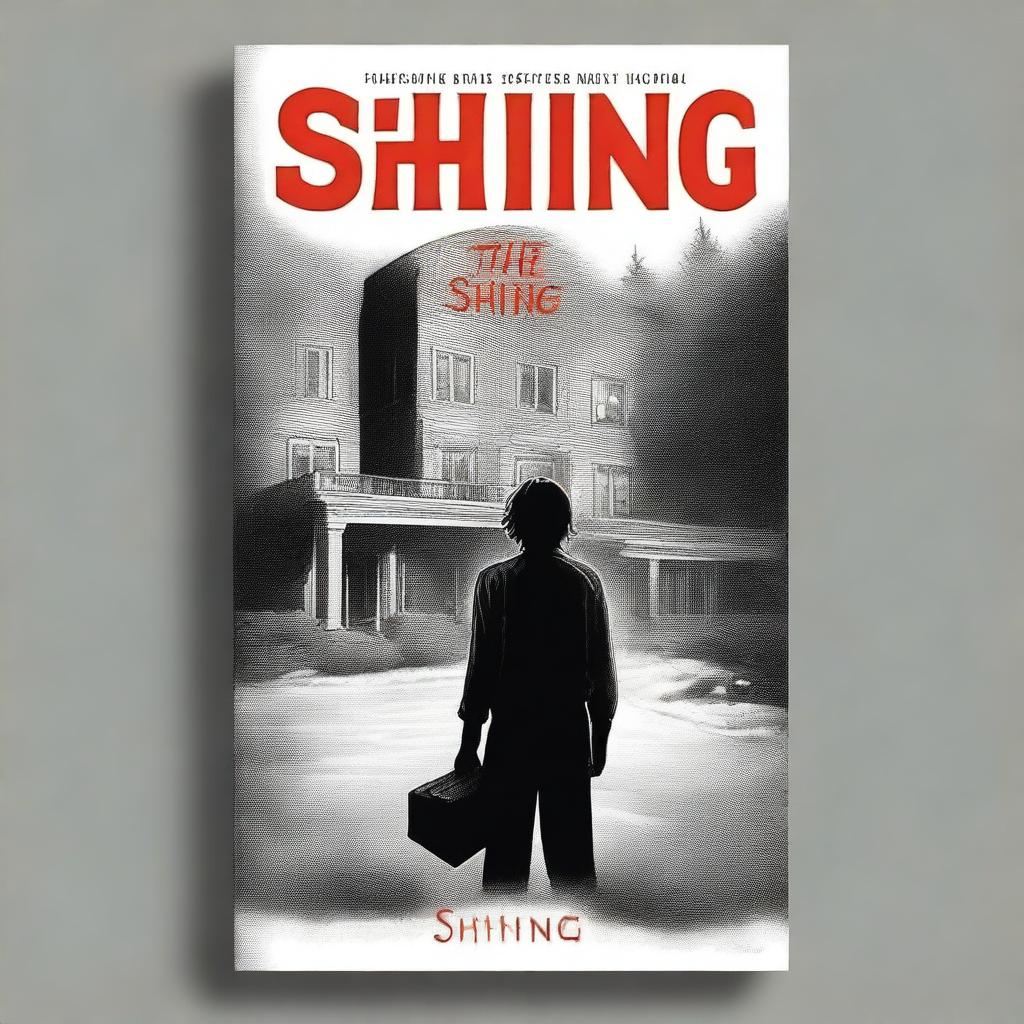 A high-quality, digitally rendered book cover for 'The Shining' by Stephen King