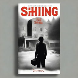 A high-quality, digitally rendered book cover for 'The Shining' by Stephen King