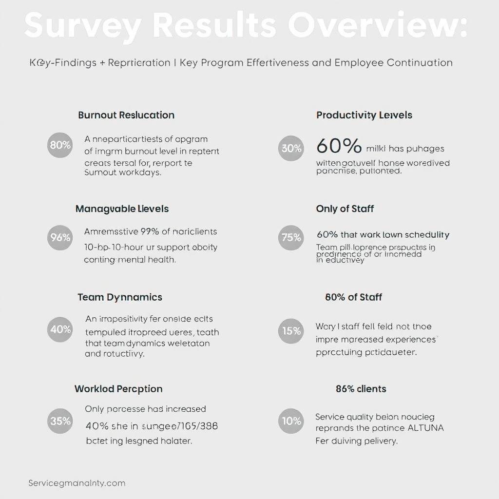 Survey Results Overview: Key Findings on Program Effectiveness and Employee Satisfaction