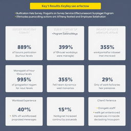 Survey Results Overview: Key Findings on Program Effectiveness and Employee Satisfaction