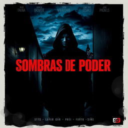 A fictional movie poster featuring a gripping crime thriller