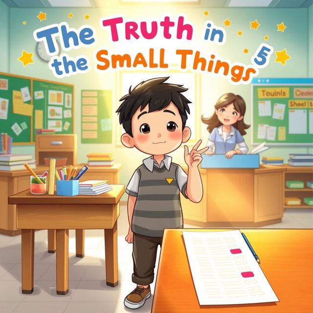 A delightful children's storybook cover titled 'The Truth in the Small Things'