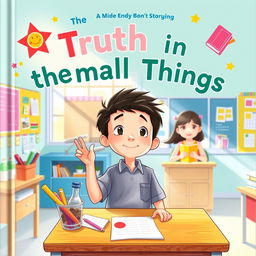 A delightful children's storybook cover titled 'The Truth in the Small Things'