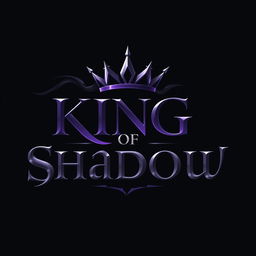 A captivating logo design for 'King of Shadow'