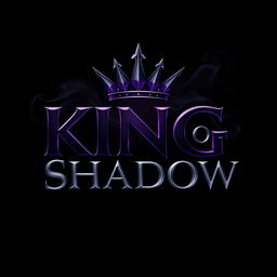 A captivating logo design for 'King of Shadow'