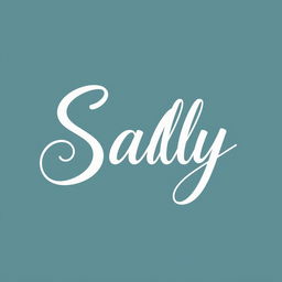 A signature artwork for the name "Sally" in an artistic style