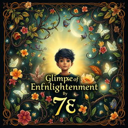 An enchanting book cover for the story 'Glimpse of Enlightenment' created by 7E