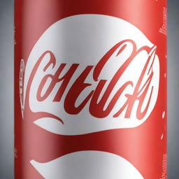 A hyper-realistic digital art image of a Coca Cola can, but with a twist