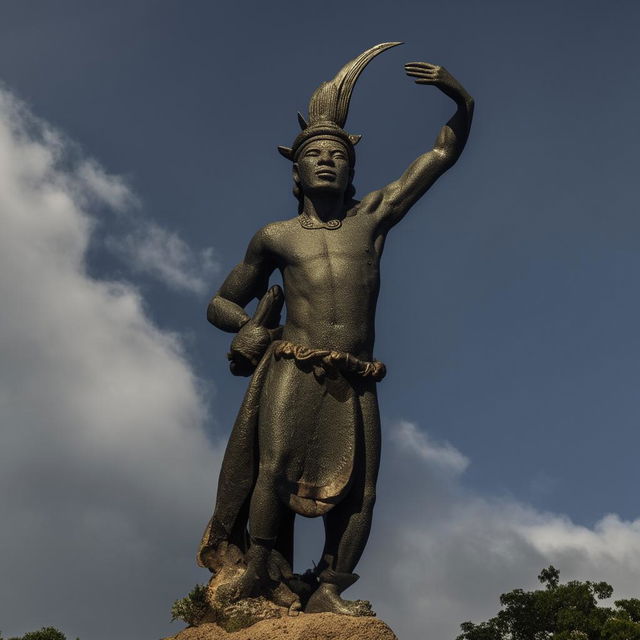 Ogun, the Yoruba god of iron in the sky