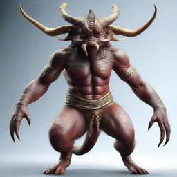 This is a hyper-realistic image of a creature from Indonesian mythology