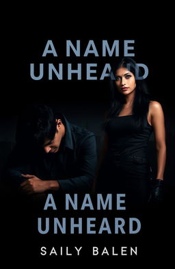 A gripping cover for a spy thriller titled 'A Name Unheard'