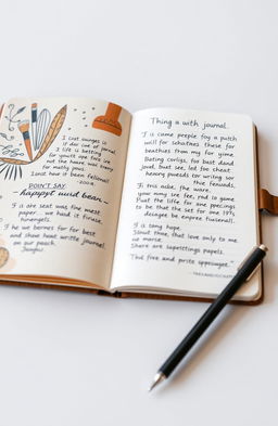 A beautifully crafted, hand-written journal designed specifically for creative-minded, crafty artistic men over the age of 15