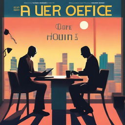 This is a digital art image for a book cover of a Young Adult novel titled 'Out of Office Hours'