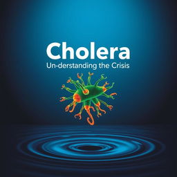 A captivating cover design focused on the theme of Cholera