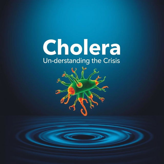 A captivating cover design focused on the theme of Cholera