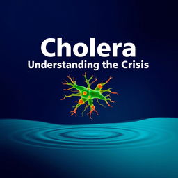 A captivating cover design focused on the theme of Cholera