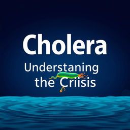 A captivating cover design focused on the theme of Cholera