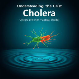 A captivating cover design focused on the theme of Cholera