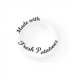 A 3D render of a smooth white ring shape positioned in the center of a pure white background