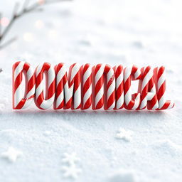 A 3D letter design featuring the text "DOMINICAL" in capital letters
