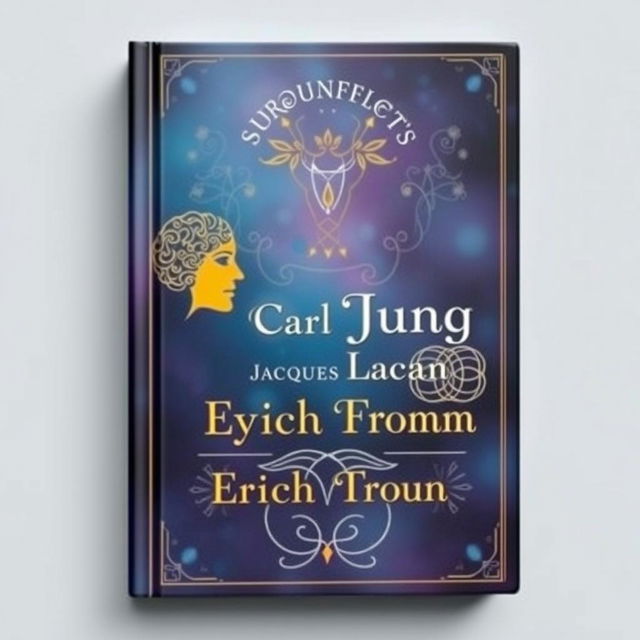 A captivating book cover featuring the names of renowned psychologists: Sigmund Freud, Alfred Adler, Carl Jung, Jacques Lacan, and Erich Fromm