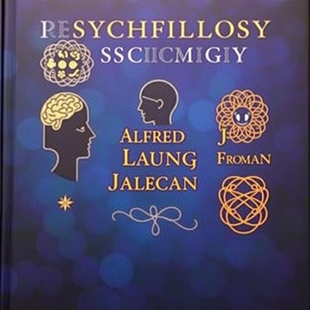 A captivating book cover featuring the names of renowned psychologists: Sigmund Freud, Alfred Adler, Carl Jung, Jacques Lacan, and Erich Fromm