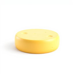 A 3D render of a cheese wedge in a 1/3 round shape, displayed prominently against a clean white background