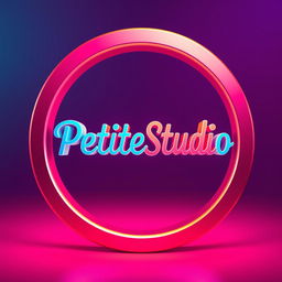 A captivating visual featuring the text 'PetiteStudio' within a round frame