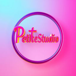 A captivating visual featuring the text 'PetiteStudio' within a round frame