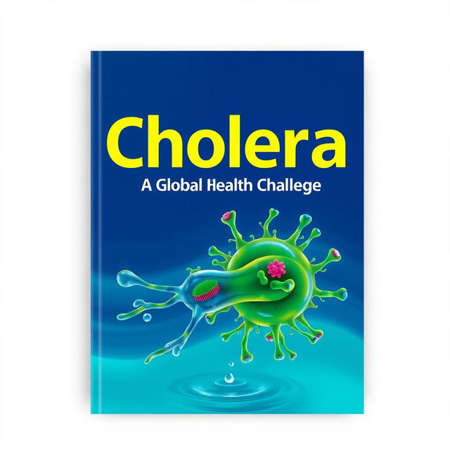 A striking and informative cover design about Cholera, showcasing its impact and importance