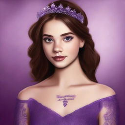 A high-quality digital art image captures a 16-year-old girl who is a famous actress