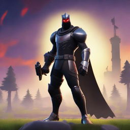 A top-notch digital art wallpaper featuring the Black Knight from Fortnite