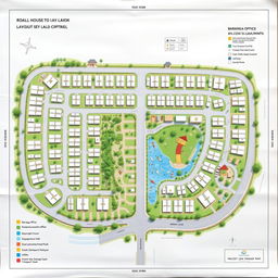 A comprehensive and intricate layout plan for a 10