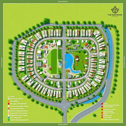 A comprehensive and intricate layout plan for a 10