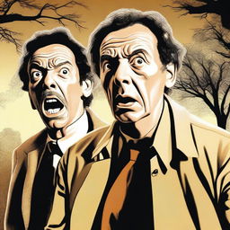 A digital art parody poster of 'Invasion of the Body Snatchers'