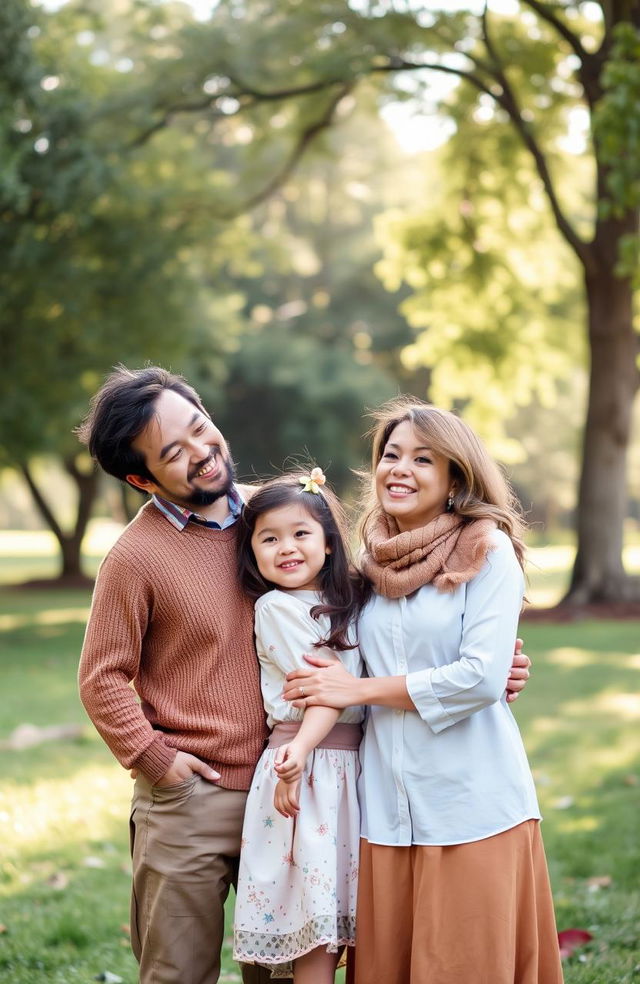 A warm and heartwarming scene symbolizing a couple's divorce but showcasing a positive outcome