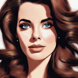 A stunningly realistic digital art image depicts singer Lana Del Rey