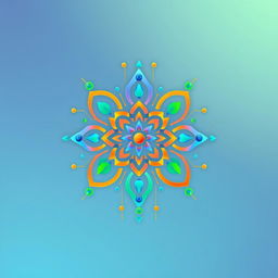 A vibrant and visually captivating ideogram, symbolizing creativity and innovation