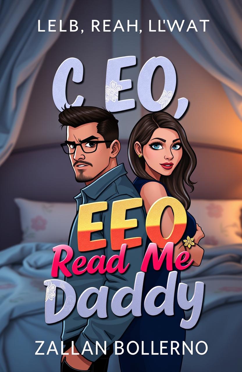 A book cover design for a novel titled 'CEO, Read Me Daddy'