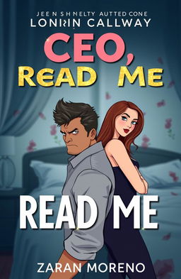 A book cover design for a novel titled 'CEO, Read Me Daddy'