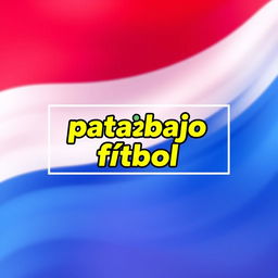 A vibrant and colorful background featuring the colors of the Paraguayan flag—red, white, and blue—creating a soft gradient effect