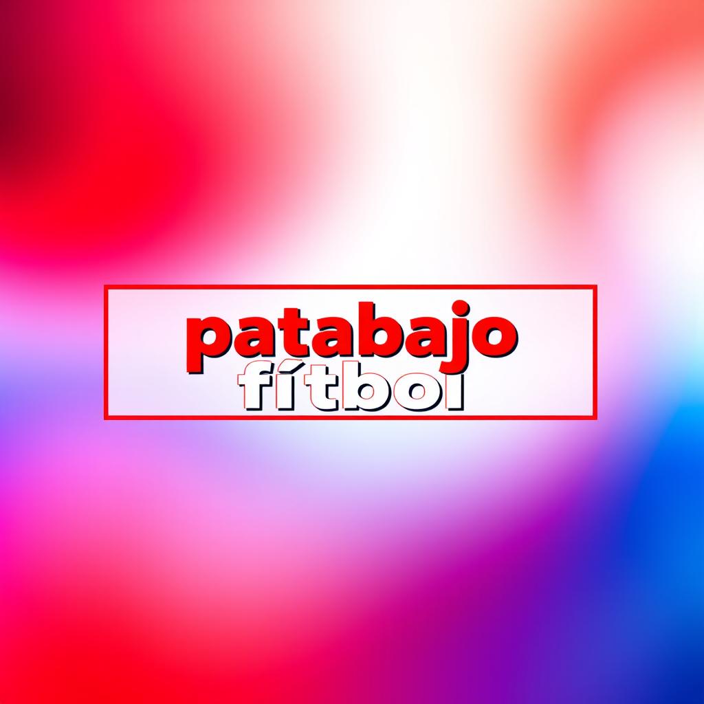 A vibrant and colorful background featuring the colors of the Paraguayan flag—red, white, and blue—creating a soft gradient effect